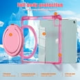 thumbnail image 2 of for iPad Air 13" 2025/2024 Case with Stand & Portable Handle, Protective Clear Shockproof Dropproof Rugged Shoulder Strap Kids Friendly Cover for iPad Pro 12.9" 2022/2021/2020/2018, Rose, 2 of 16