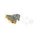 thumbnail image 5 of Manta de granja a rayas con textura suave y cálida y calcomanías de pared de peces con espejo acrílico extraíbles para dormitorio, sofá, cama, silla,, 5 of 8