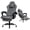 Gray, variant on Auxe Gaxe Gaming Chairs for Adults with Footrest,Ergonomic PU Leather PC Gaming Chair,High Back Reclining Computer Desk Chair with Lumbar Support and Headrest