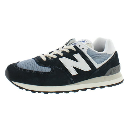 New Balance 574 Mens Shoes Size 10, Color: Black/White/Sky