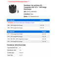 thumbnail image 2 of Distributor Cap and Rotor Kit - Compatible with 1974 - 1989 Dodge Ramcharger 1975 1976 1977 1978 1979 1980 1981 1982 1983 1984 1985 1986 1987 1988, 2 of 2