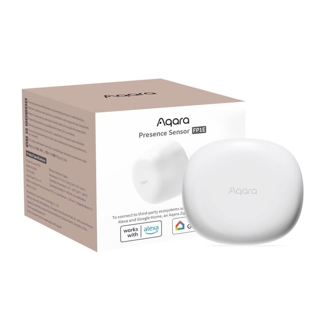 Sensor de presencia Aqara Zigbee FP1E mmWave Radar con aprendizaje de inteligencia artificial