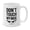 Don't Touch My Mug (Style 2), variant on WIRESTER 11oz 325ml Ceramic Tea Cup Coffee Mug With Handgrip For Gift, Birthday, Anniversary, Christmas - Proverbs 16:24 Sweet To The Soul