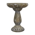 thumbnail image 5 of 18.1" H Bird Bath for Garden - Concrete Construction Bird Baths for Outdoors, Large Size Vintage Pedestal Birdbath for Patio, Yard, Lawn, 5 of 10