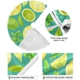 thumbnail image 2 of FMSHPON Lemon Xmas Christmas Tree Skirt Stand Mat for Holiday Party Decoration Indoor Outdoor 36 inches, 2 of 6