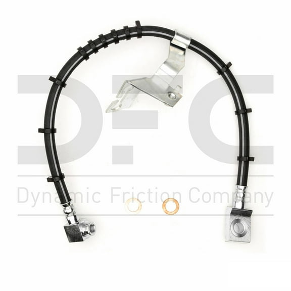 Front Left Dynamic Friction Company Brake Line Hose 350-39008 For 1988-1990 Chrysler New Yorker, 1988-1990 Dodge Dynasty, 1990 Chrysler Imperial