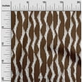 thumbnail image 1 of oneOone Cotton Silk Fabric Abstract Stripe Ikat Print Fabric By The Yard 42 Inch Wide, 1 of 4