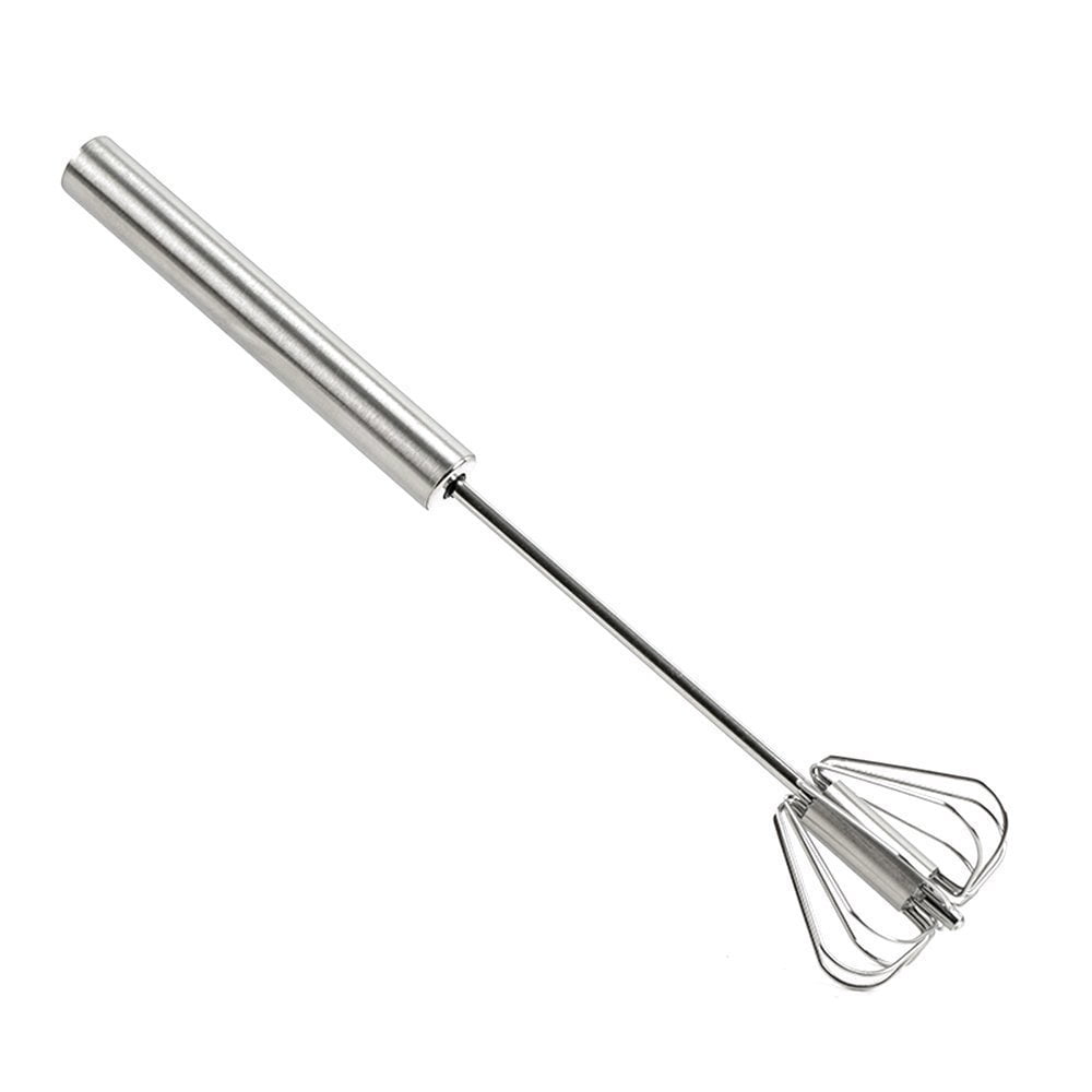 RENNICOCO Stainless Steel whisk Egg Beater And Milk frother 