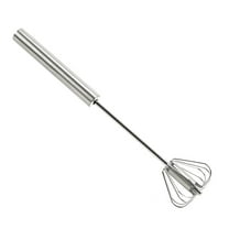 Egg Beater Whisk,Stainless Steel Hand Push Milk Frother Whisk, Hand Mixer, Egg Frother, Hand Blender