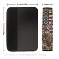 thumbnail image 6 of Chririnla Car Seat Belt Pads Thick Polyester SBR Composite, Compatible with, Suitable for Sedans, American Flag Buck Print, 6 of 8