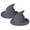 Dark Gray, variant on 2 Pack Halloween Witch Hat, Wool Blend Knitted Wizard Hat with Wide Brim, Foldable Costume Accessory for Party Cosplay and Holiday Dress Up, Red