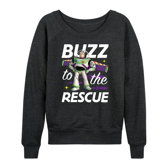 Toy Story - Buzz To The Rescue Lc - Women's Lightweight French Terry Long Sleeve Shirt