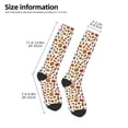 thumbnail image 5 of Haiem Hot Dog Pizza Socks, Funny Novelty Crazy Design Cotton Socks Sports Socks Knee High Socks For Men, Women,1Pairs - Gift For Working Friends, 5 of 9