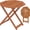 Octagonal 32‘’, variant on HarmonyStrings Patio Dining Table for 6, Solid Wood Outdoor Table with Teak Painting & 2" Umbrella Hole, 6-Person Rectangular Outside Dining Table-Round 24"