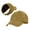 Yellow, variant on Backless Washed Cotton Ponytail Cap Messy Bun Curly Hair Baseball Caps for Women-Black
