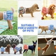 thumbnail image 3 of QKURT 3 Pack Reusable Dog Nappies Female, Pet Dog Nappies Super Absorbent Washable Dog Period Pants, Skirt Design Dog Season Pants Dog Diapers for Dogs in Heat, Period, Incontinence, 3 of 8