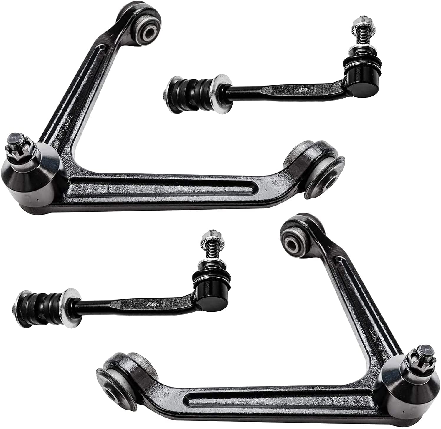 Front and Rear Stabilizer Sway Bar End Links for Chrysler Aspen and Dodge Durango New 4pc Kit Detroit Axle 