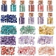 thumbnail image 1 of Kit de minibotellas de deseos: 500 piedras preciosas naturales sin perforar, pulidas y 10 botellas de vidrio., 1 of 6