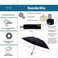 thumbnail image 2 of Sombrilla con Sistema Semi-Automático Protección UV Color Negro, 2 of 7
