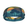 thumbnail image 2 of Easygdp Palm Trees Sports Headband Non Slip Headband Unisex for Head Circumference 19.6 - 22.4 inch, 2 of 9