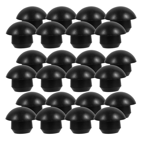 OUNONA Suv Jack Hydraulic Horizontal Filler Bungs Black Rubber 30Pcs