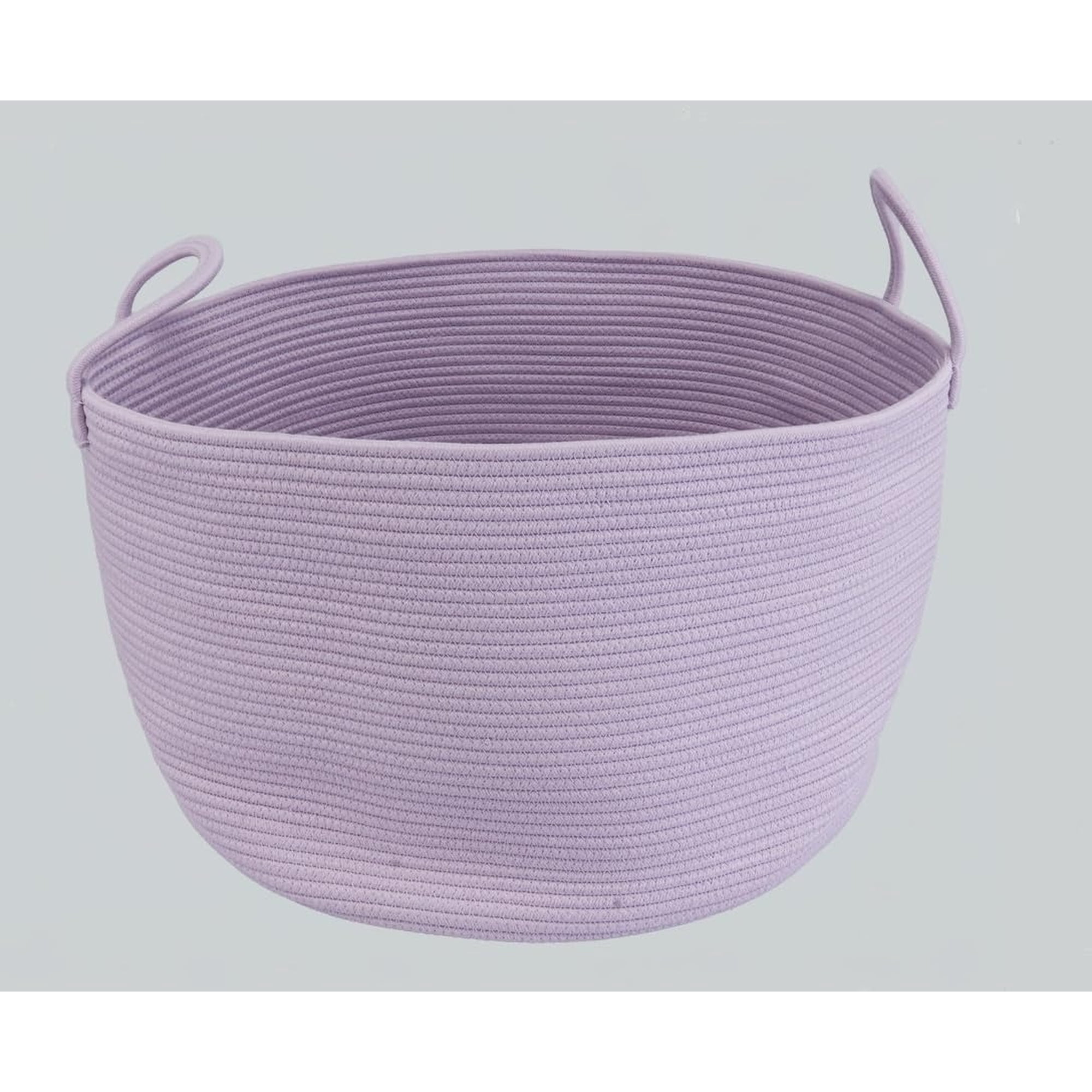 Cotton Rope Basket for Blankets PillowsStorage for Living Room Bedroom