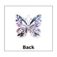 thumbnail image 5 of Butterfly 2D Hanging Ornament Decor - 2D Flat Design with Hyperlinked Image, Vibrant Colorful Patterns, Crystal Accents - for Home Wall Decoration, Living Room, Bedroom, Office, Party Event Decor, Fe, 5 of 6