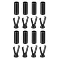 thumbnail image 1 of Puntas de cordones, 8Pack - Puntas de cordones de aleación, Reemplazo de punta cilíndrica para cordones (Negro Electrofóretico), 1 of 7