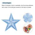 thumbnail image 4 of Uxcell Small 5 Star Iron on Patches Embroidered Sew Patches for Clothing 1.14x1.14" Pack of 15 Blue, 4 of 7