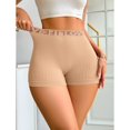 thumbnail image 6 of MEICHEN Women's High Waisted Boxer Briefs with Letter Pactwork Solid Fashionable Casual No Show Underwear Trendy Summer Fall Essentials Clothes, 6 of 8