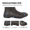 thumbnail image 5 of Men's Waterproof Neoprene Hunting Boots, Mid-Calf Camo Rubber Muck Rain Boots with Non-Slip Outsole, Camo, Size 11, 5 of 8