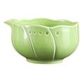 thumbnail image 1 of Rallador de de cerámica, cuenco para pasta de , utensilio de cocina decorativo y fácil de usar, herramienta de cocina para restaurantes de con Verde, 1 of 8