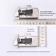 thumbnail image 4 of Guía de costura universal de 3 piezas para máquina de coser, accesorios de repuesto para prensatelas, calibre de costura, pie para acolchado, 4 of 5