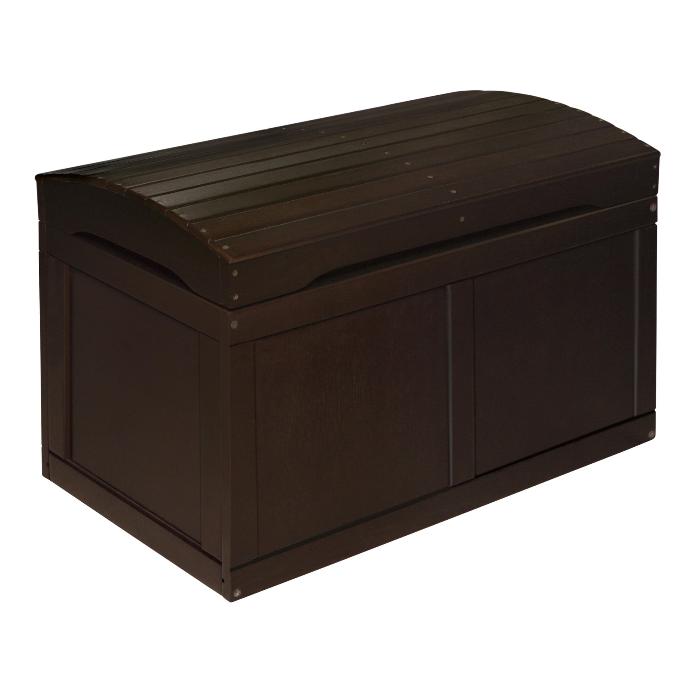 Badger Basket Child's Wooden 25 gal Barrel Top Toy Chest, Espresso