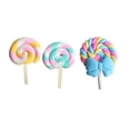 thumbnail image 1 of Miangastore 3 Pcs Fridge Stickers Cartoon Lollipop Shaped Magnets Pottery Refrigerator Magnetic Sticker for Home Decor, 1 of 8