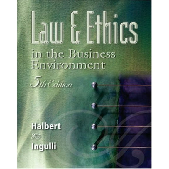 Pre-Owned Law Ethics in Business Enviroment Paperback