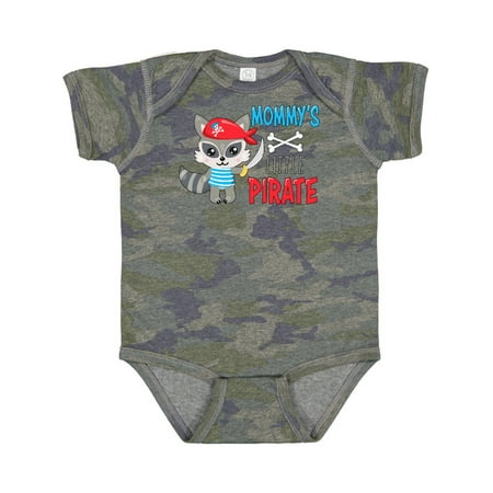 

Inktastic Mommy s Little Pirate Cute Raccoon with Sword Gift Baby Boy or Baby Girl Bodysuit