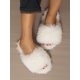 thumbnail image 4 of Zapatillas de Interior de piel sintética para mujer, zapatos perezosos para el hogar, suela suave, toboganes esponjosos cálidos a la moda, otoño e invierno, 2024, 4 of 5