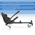 thumbnail image 2 of EPCTEK Hoverboard Seat Attachment, Adjustable Hoverboards Accessories, Hoverboard Go Kart Conversion Kit, Compatible with 6.5"/ 8"/ 10" Hoverboards self-stabilizing Scooter for Kids & Adults(Black), 2 of 13
