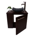 thumbnail image 2 of Gabinete para Baño con Lavamanos Y Monomando Izquierdo (WENGUE/Gris) DECOMOBIL GABINETE 07, 2 of 4