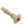 thumbnail image 2 of OUNONA 2Pcs Beige Plastic Car Headrest Guide Inserts for Seat Post and Locking Mechanism, 2 of 8