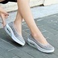 thumbnail image 7 of Women's Lace Flats Casual Penny Loafers Retro Comfortable Slip-On Fashion Boat Shoes Classic Flats shikongkuajing, 7 of 7