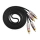 thumbnail image 4 of Cable 2RCA a 2RCA Conector multipropósito Adaptador profesional macho a macho 05 m, 4 of 9