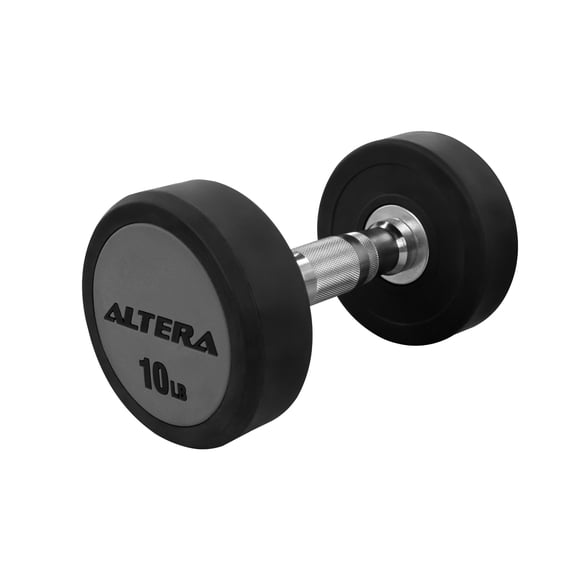 Mancuernas Redondas Altera Altera PAR-MBN De Acero Y Forro de Neopreno 10 Lb 2 Pz