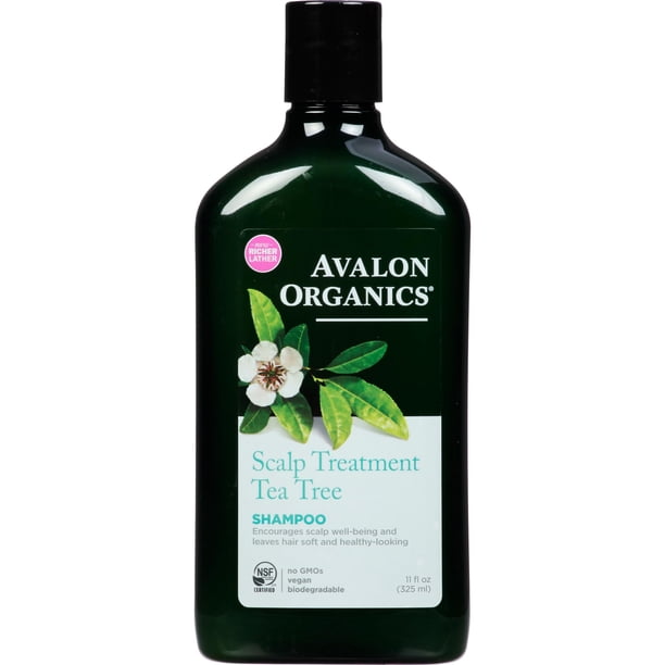 on Organics Scalp Treatment Tea Tree Shampoo fomenta el bienestar del cuero cabelludo y deja el cabello suave 11 onzas líquidas
