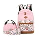 thumbnail image 1 of onlyliua Liquidación Conjunto de Tres Piezas Mochila de Ocio, Mochila de Estudiante de Gran Capacidad, Mochila Floral, Mochila para Niña Adecuada para La Escuela, Viajes y Salidas, 1 of 6