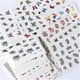 thumbnail image 2 of Butterfly Nail Art Stickers, Colorful Butterflies, Nail Art Stickers Decals Butterfly Design, for Nails Art Design Water Transfer Decals Butterfly Nai, 2 of 4