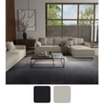 thumbnail image 2 of Feizy Katya Modern Abstract, Black/White/Gray, 2' x 3' Accent Rug Easy Care Stain Resistant Pet & Kid Friendly Industrial Gradient & Ombre Floor Rug for Living room Bedroom, 2 of 9