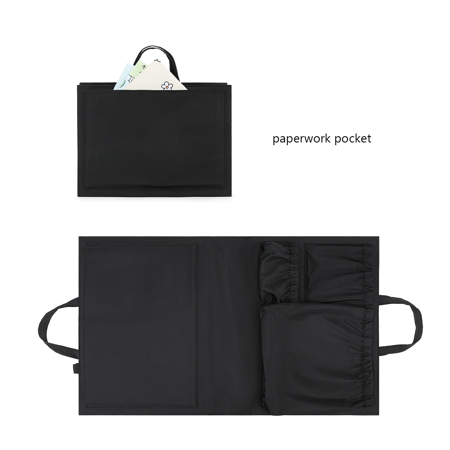 SPEKSEE Tote Bag Organizer Insert - Multi-Pocket Storage for Maternity and Baby Items, Convertible Diaper Bag