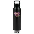 thumbnail image 2 of Superman Official Bizarro Shield Logo 24 oz Insulated Canteen Water Bottle, Leak Resistant, Vacuum Insulated Stainless Steel with Loop Cap, Black, 2 of 7